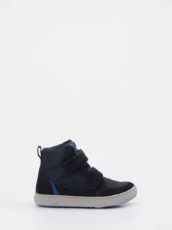 Vado – High-Top-Sneaker aus Veloursleder blau