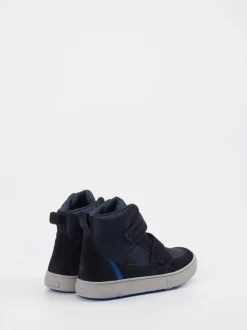 Vado – High-Top-Sneaker aus Veloursleder blau