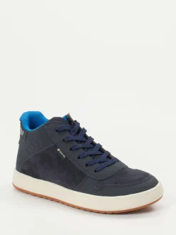 Vado – Mid-Top Sneaker aus Veloursleder blau