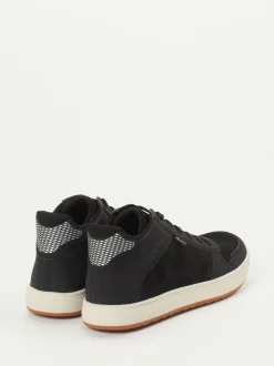 Vado – Mid-Top Sneaker aus Veloursleder Schwarz