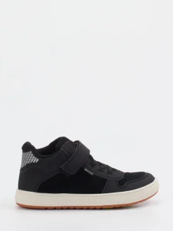 Vado – Mid-Top-Sneaker aus Veloursleder schwarz