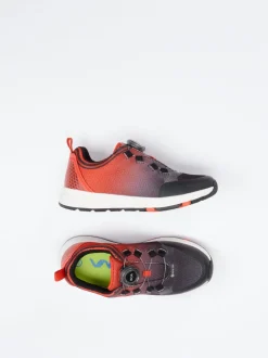 Vado – Outdoor-Sneaker aus Textil in Rot-Schwarz