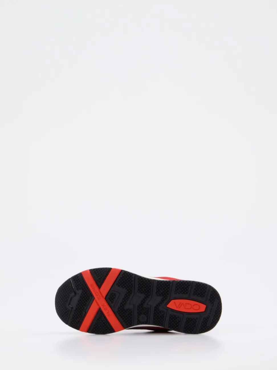 Vado – Outdoor-Sneaker aus Textil in Rot-Schwarz