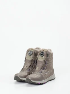 Vado – Winterboots aus Textil in Taupe Animalprint