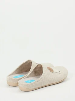 Varomed – Damen-Pantoffeln aus Filz beige