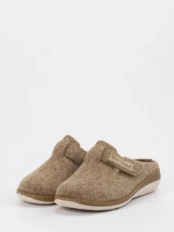 Varomed – Filzclogs aus Wollfilz beigebraun