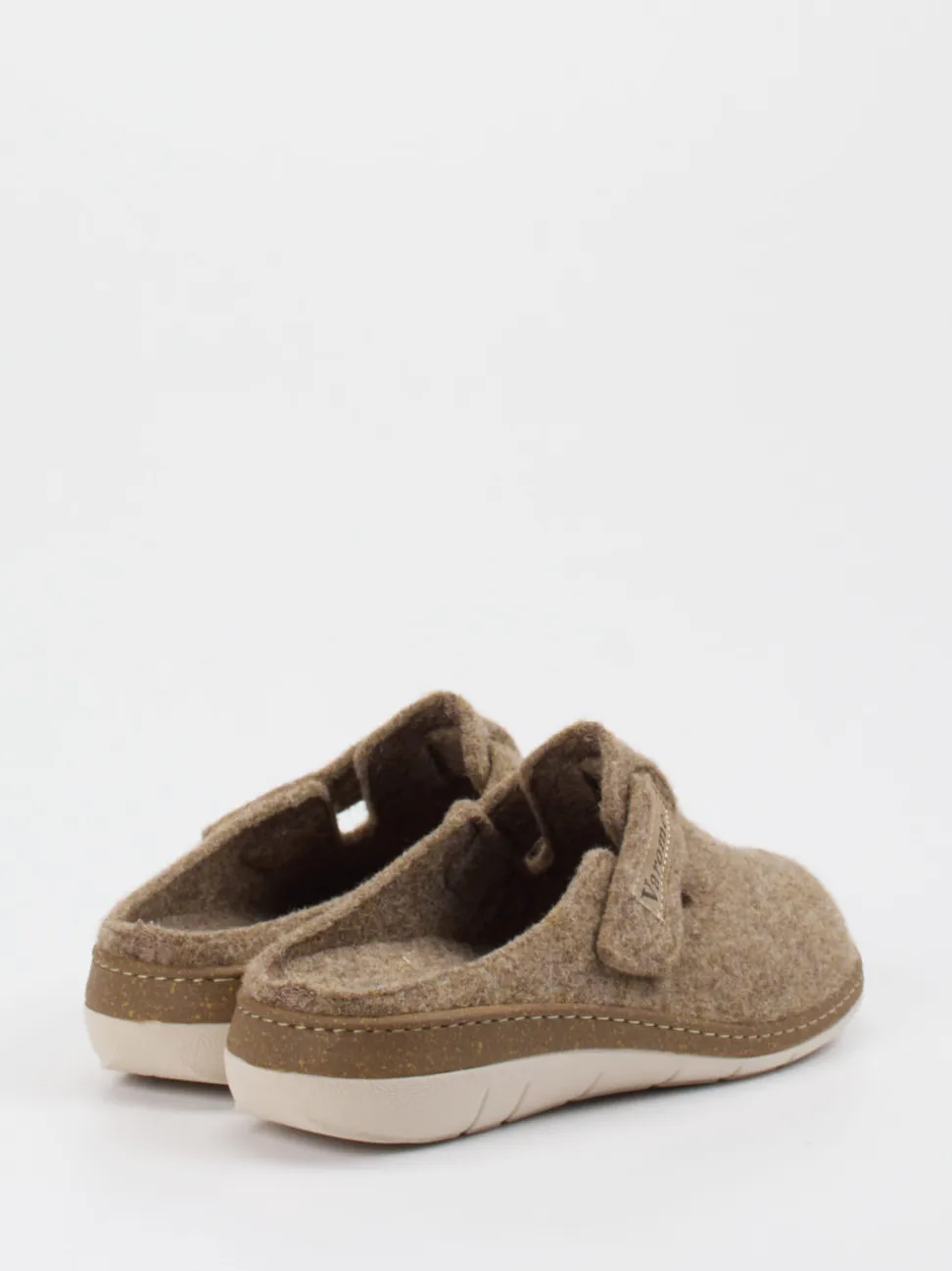 Varomed – Filzclogs aus Wollfilz beigebraun