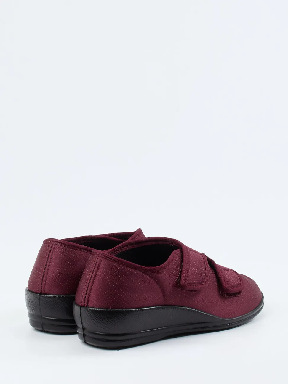 Varomed – Hausschuh aus Textil in Bordeauxrot