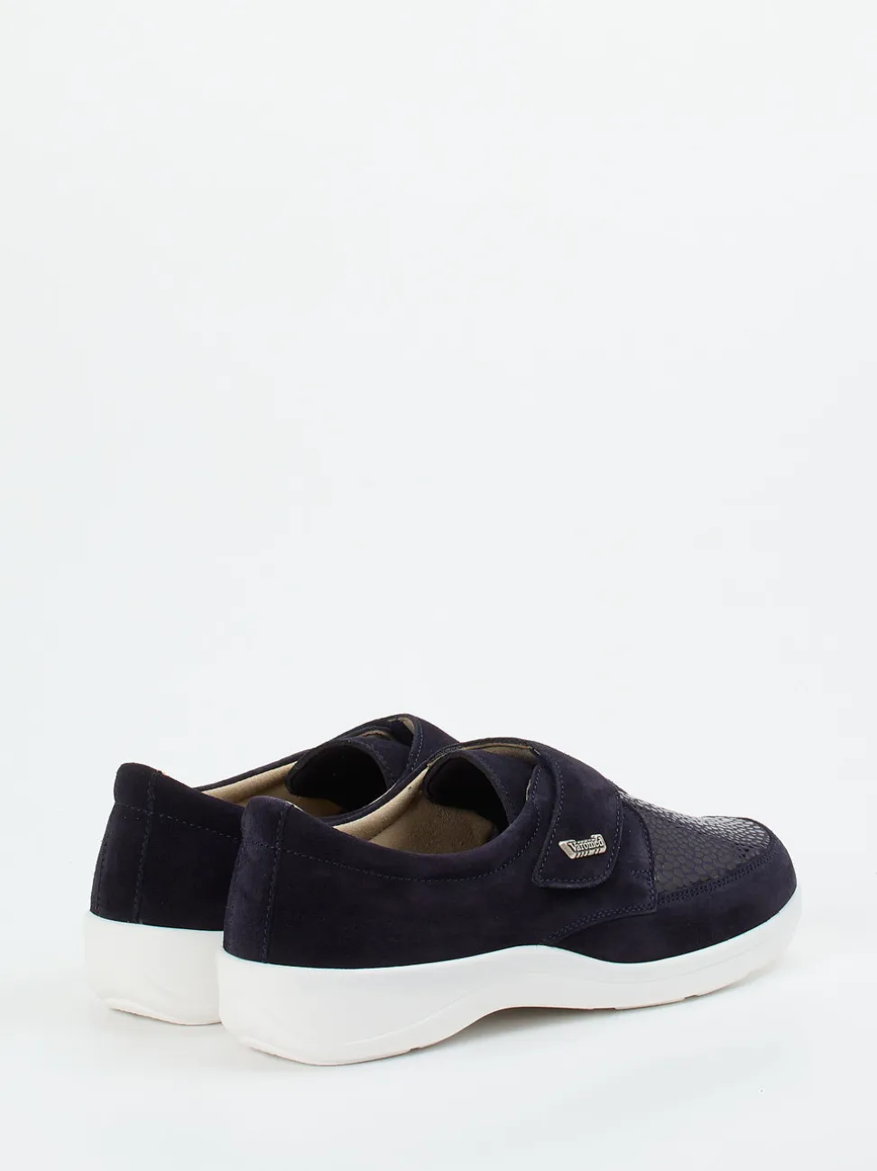 Varomed – Klettschuh aus Veloursleder Dunkelblau