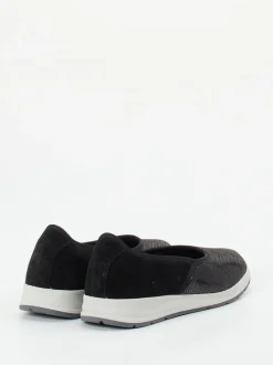 Varomed – Komfort-Ballerina aus Stretch und Veloursleder