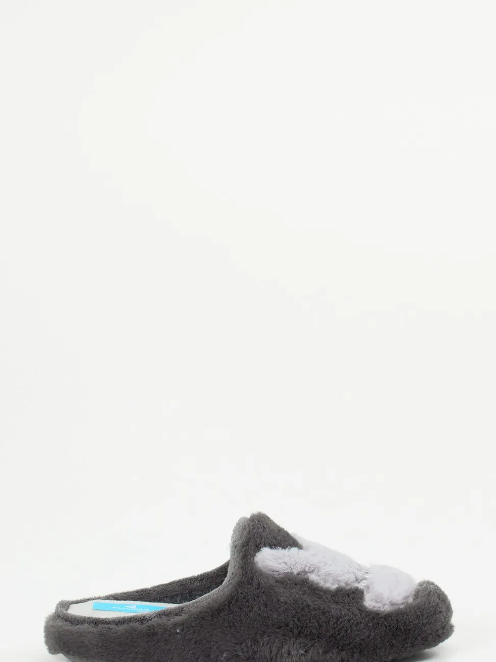 Varomed – Pantoffeln aus Plüschtextil in Grau