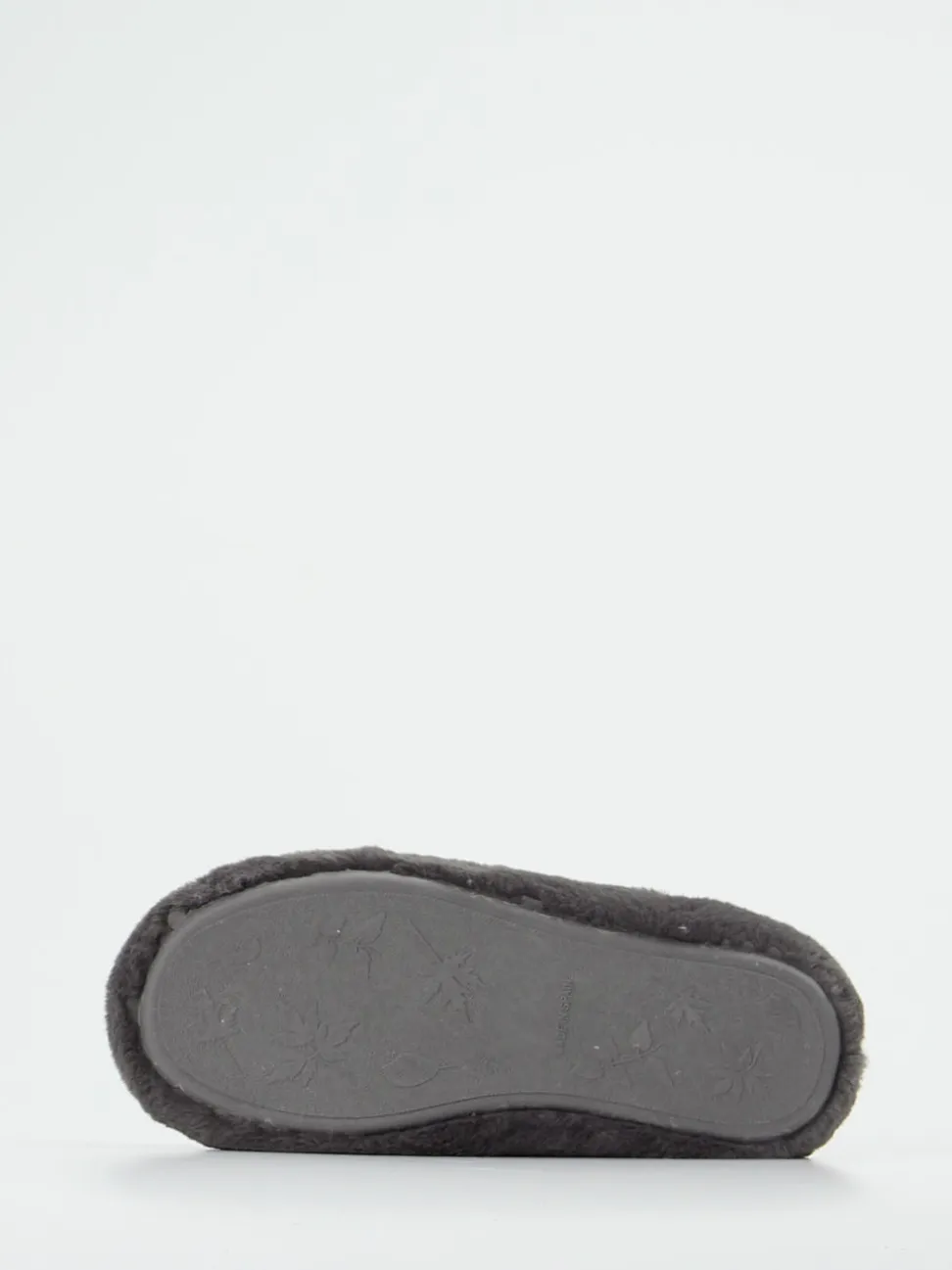Varomed – Pantoffeln aus Plüschtextil in Grau