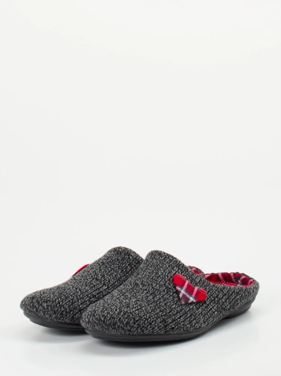 Varomed – Pantoffeln aus Textil in Anthrazitgrau