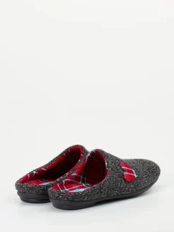 Varomed – Pantoffeln aus Textil in Anthrazitgrau