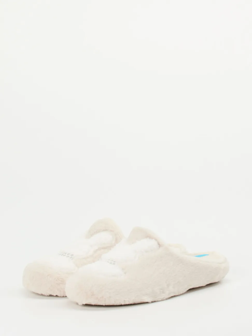 Varomed – Pantoffeln aus Textilfell beige