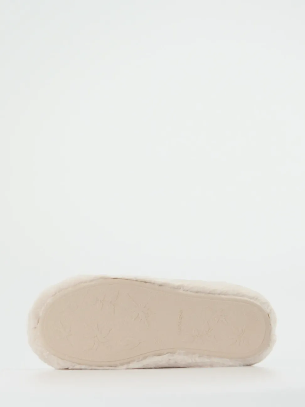Varomed – Pantoffeln aus Textilfell beige