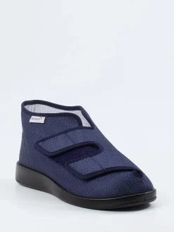 Varomed – Therapieschuh aus Textil in Dunkelblau