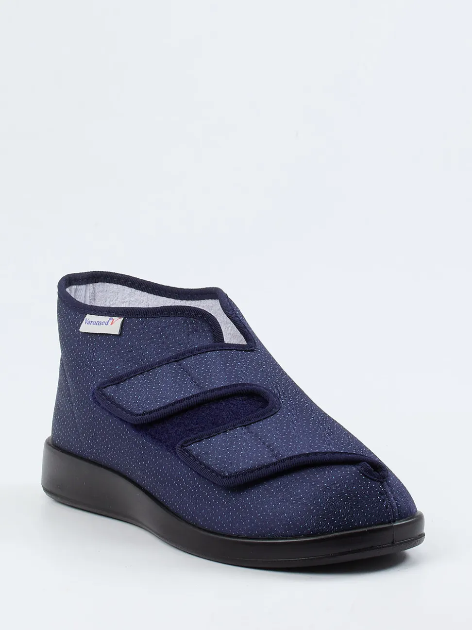 Varomed – Therapieschuh aus Textil in Dunkelblau