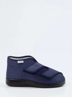 Varomed – Therapieschuh aus Textil in Dunkelblau