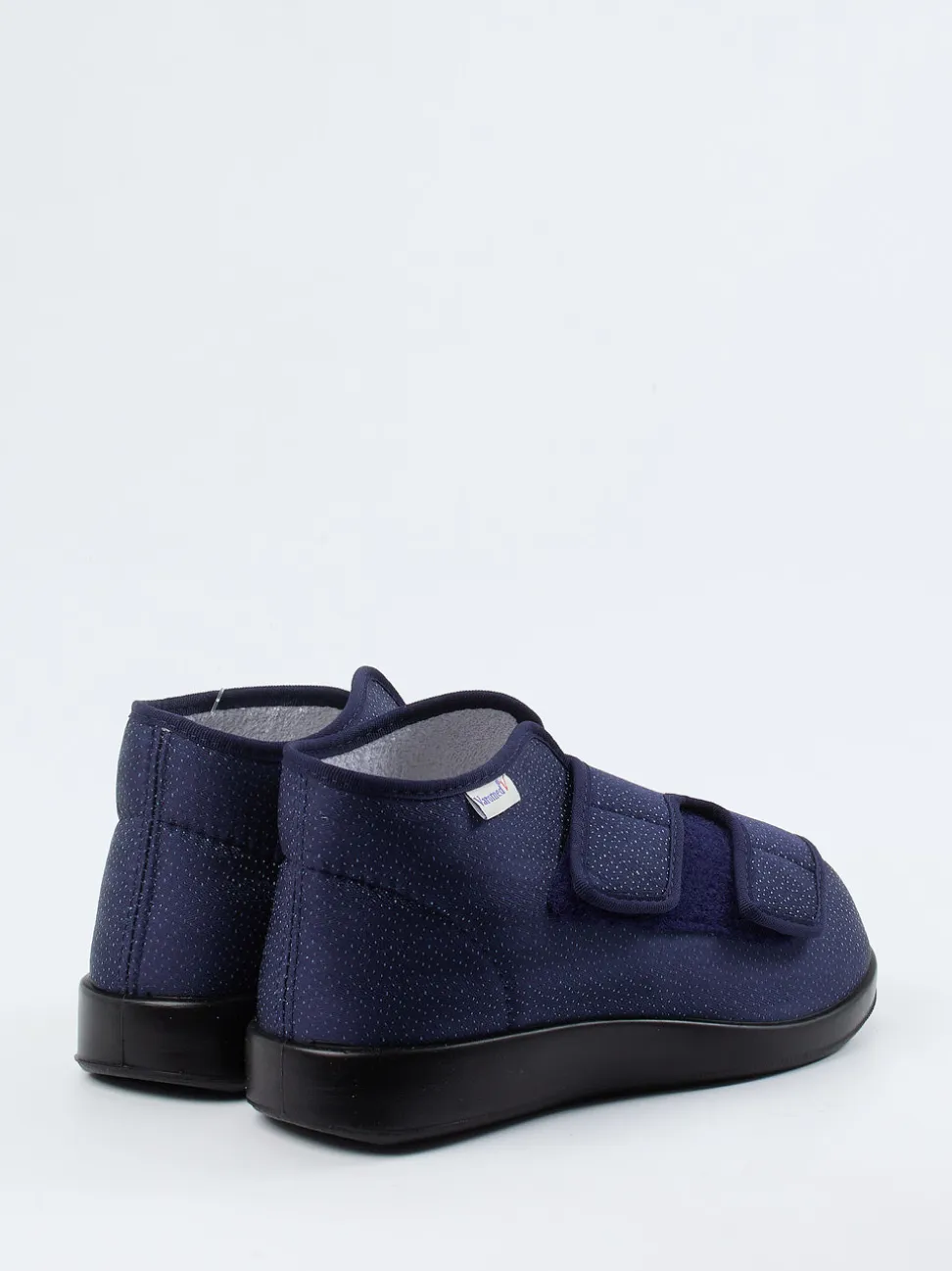 Varomed – Therapieschuh aus Textil in Dunkelblau