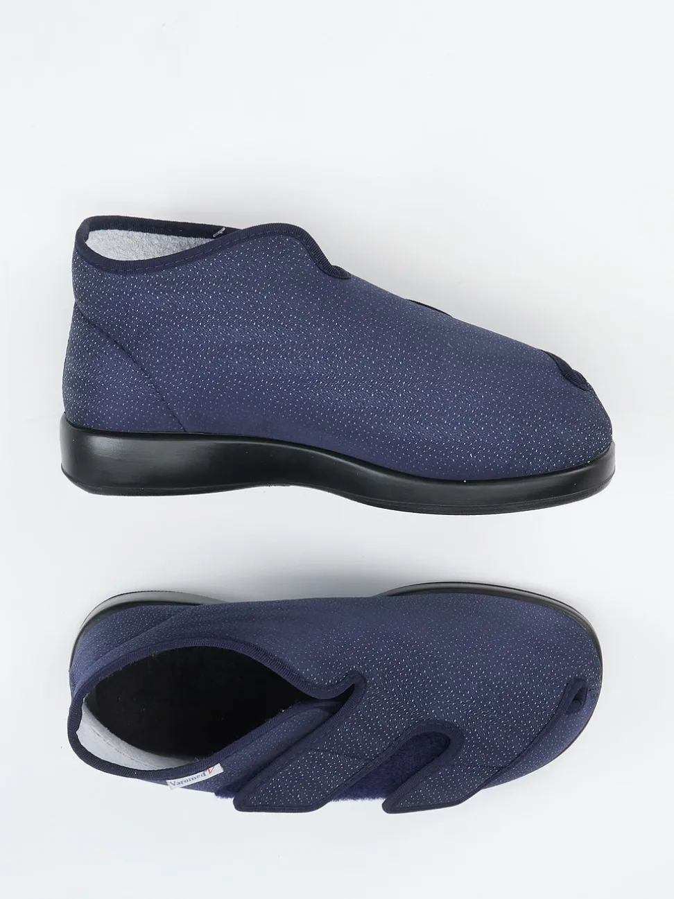 Varomed – Therapieschuh aus Textil in Dunkelblau