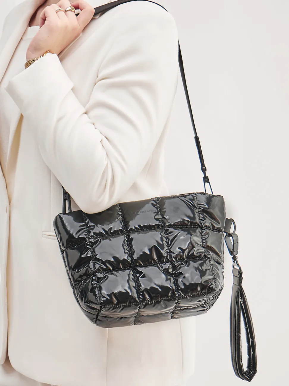 VeeCollective Berlin – Clutch aus Ripstop Nylon Schwarz