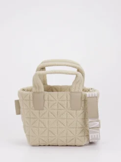 VeeCollective Berlin – Handtasche aus Teddy-Stoff beige