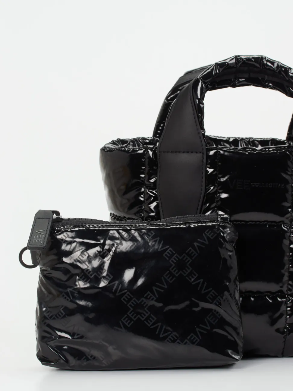 VeeCollective Berlin – Handtasche aus Nylon Schwarz