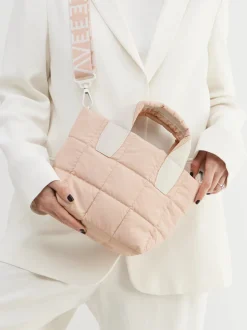 VeeCollective Berlin – Mini Tote Bag aus Nylon rosé