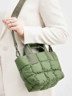 VeeCollective Berlin – Mini-Tote aus Ripstop-Nylon Olivgrün