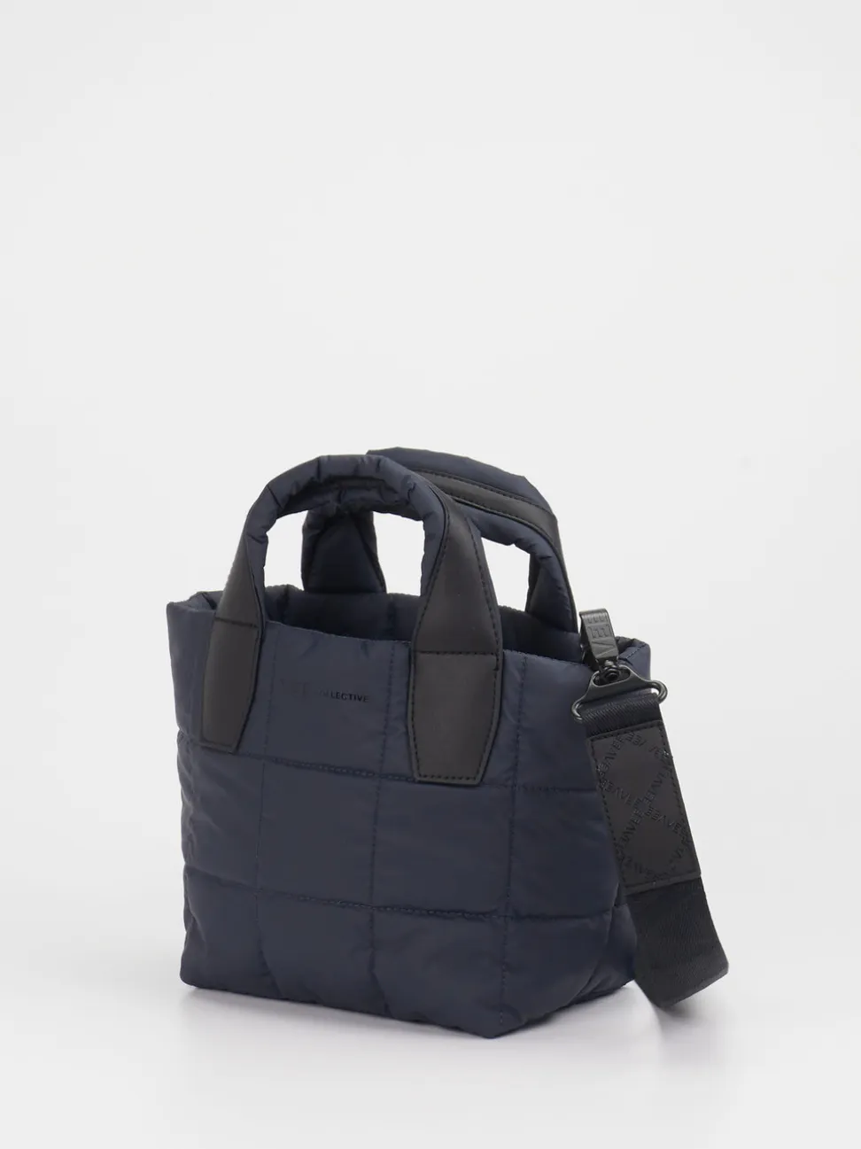 VeeCollective Berlin – Mini Tote Bag aus Nylon Dunkelblau
