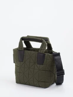 VeeCollective Berlin – Mini Tote Bag aus Nylon olivgrün