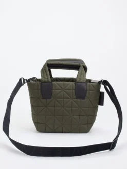 VeeCollective Berlin – Mini Tote Bag aus Nylon olivgrün