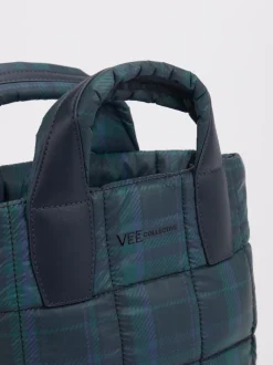VeeCollective Berlin – Mini Tote Bag aus Nylon dunkelgrün