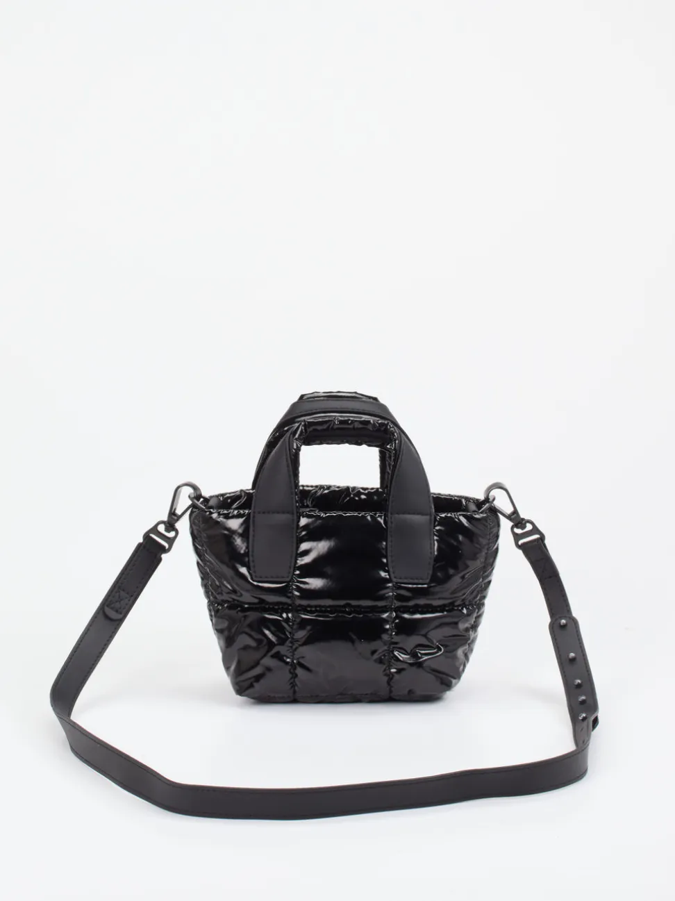 VeeCollective Berlin – Mini Tote aus Nylon in Schwarz