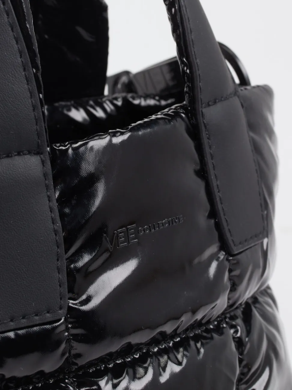 VeeCollective Berlin – Mini Tote aus Nylon in Schwarz