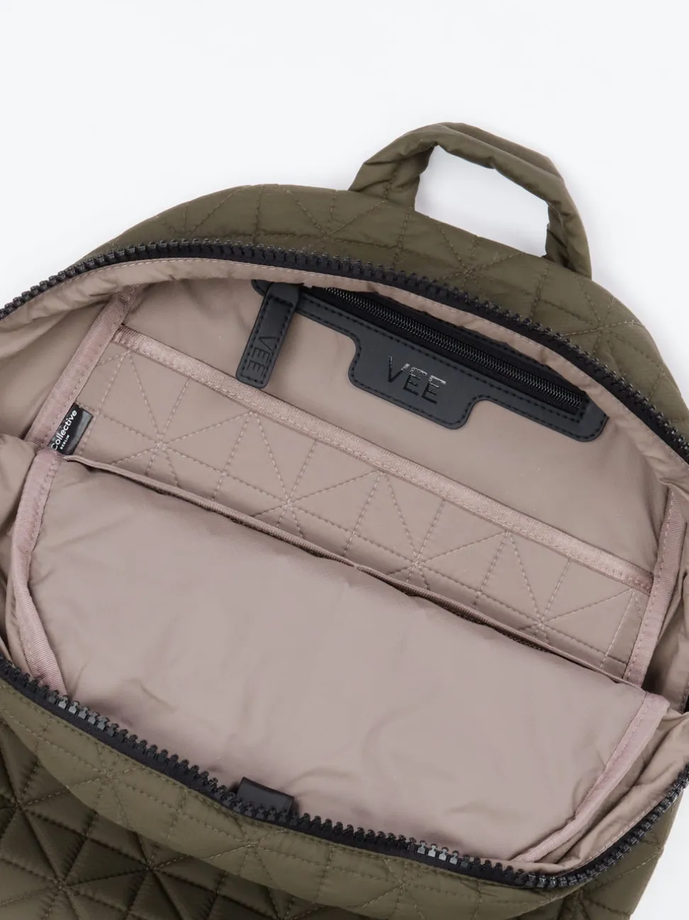 VeeCollective Berlin – Rucksack aus Ripstop-Nylon olivgrün