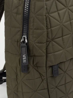 VeeCollective Berlin – Rucksack aus Ripstop-Nylon olivgrün