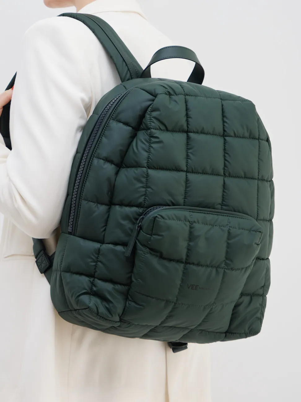 VeeCollective Berlin – Rucksack aus Nylon in Tannengrün