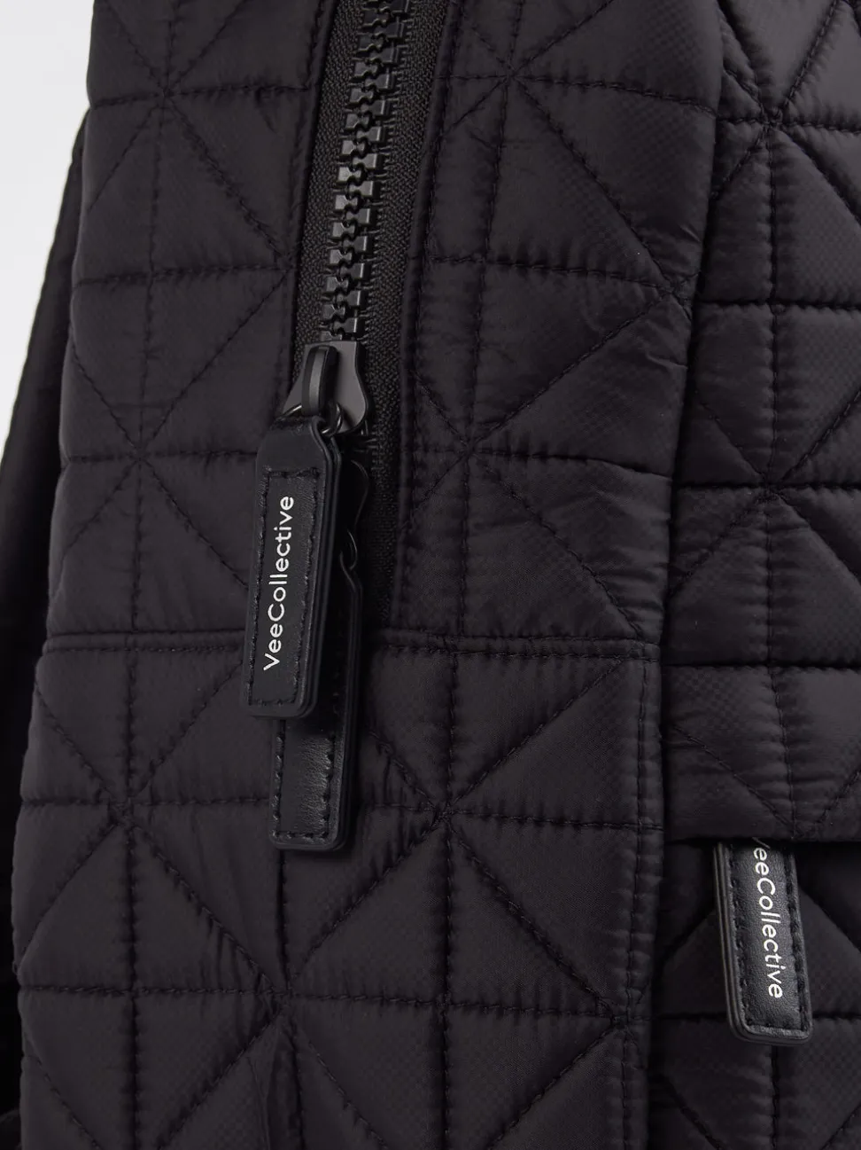 VeeCollective Berlin – Rucksack aus Ripstop-Nylon schwarz