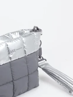VeeCollective Berlin – Schultertasche aus Nylon in Anthrazit