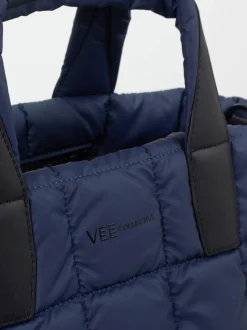 VeeCollective Berlin – Shopper Bag aus Textil Dunkelblau