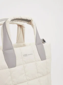 VeeCollective Berlin – Shopper aus Nylon Cremeweiß