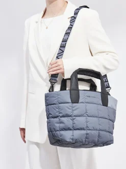 VeeCollective Berlin – Shopper aus Nylon in Taubenblau