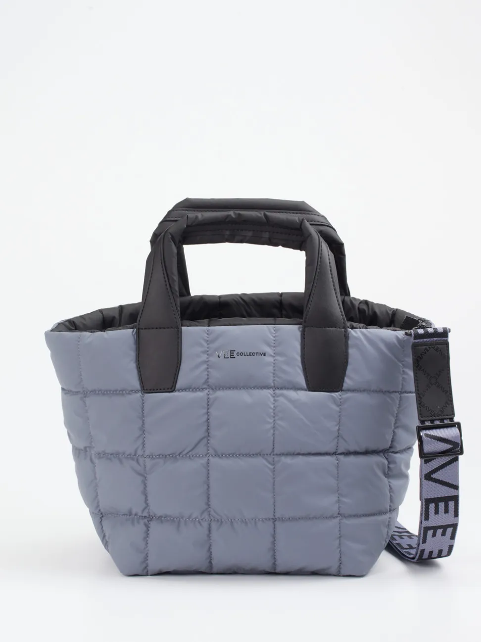 VeeCollective Berlin – Shopper aus Nylon in Taubenblau