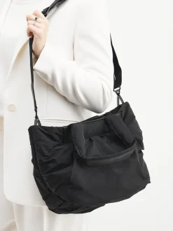 VeeCollective Berlin – Shopper aus Nylon in Schwarz