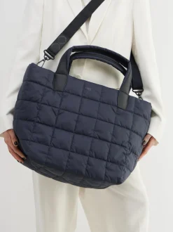 VeeCollective Berlin – Shopper aus Lederimitat Dunkelblau