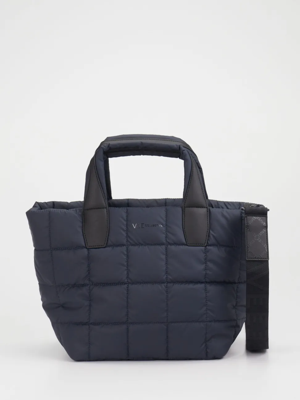 VeeCollective Berlin – Shopper aus Lederimitat Dunkelblau