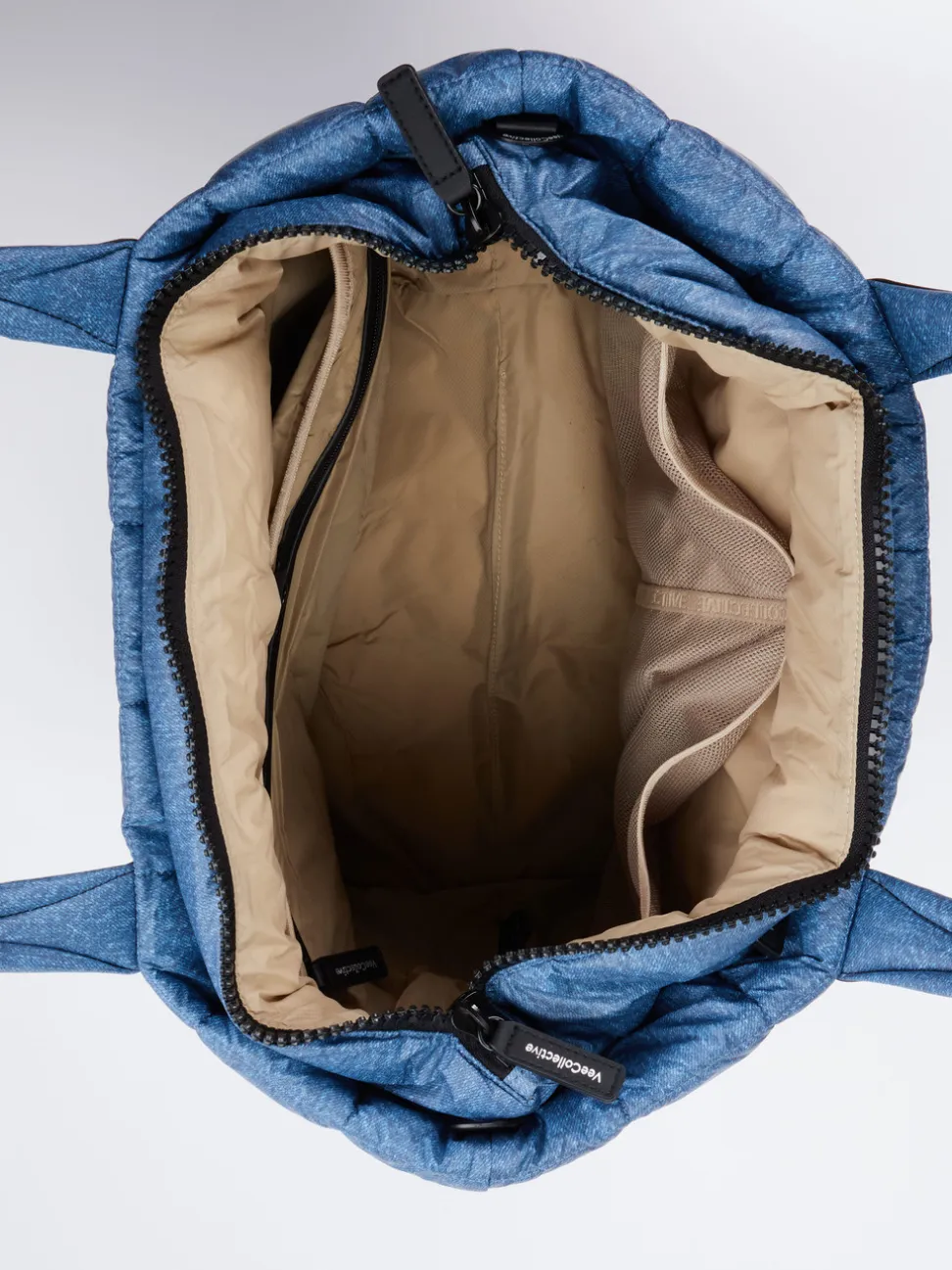 VeeCollective Berlin – Shopper aus Nylon in Jeansblau
