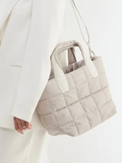 VeeCollective Berlin – Shopper aus Nylon in Steingrau